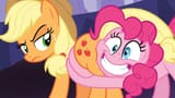 1554489__safe_screencap_applejack_pinkie+pie_earth+pony_pony_g4_my+little+pony-colon-+friendship+is+magic_season+7_shadow+play_1080p_applebutt_applejack+is+not+