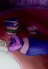 twi sleepy bookworm