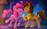3513226__safe_artist-colon-incinerater_artist-colon-xzeit_cheese+sandwich_pinkie+pie_earth+pony_pony_g4_boop_collaboration_cupcake_female_fireworks_food_male_ma