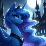 38576__safe_ai+generated_generator-colon-bing+image+creator_generator-colon-dall-dash-e+3_princess+luna_alicorn_pony_g4_castle_female_full+moon_horn_jewelry_m