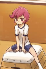 969984__safe_artist-colon-lumineko_scootaloo_equestria+girls_30+minute+art+challenge_blushing_clothes_cute_cutealoo_female_gymnastics_gym+uniform_looki