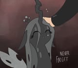 2166964__safe_queen+chrysalis_female_smiling_cute_human_eyes+closed_floppy+ears_bust_changeling_alternate+version_derpibooru+exclusive_fangs_changeli