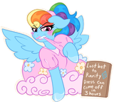 3071520__safe_artist-colon-darkwatertopaz_derpibooru+import_rainbow+dash_pegasus_pony_alternate+hairstyle_blushing_clothes_dress_female_floral+print_fr