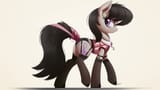 1074325__suggestive_artist-colon-raps_derpibooru+import_octavia+melody_earth+pony_pony_bowtie_chest+fluff_clothed+ponies_clothes_corset_ear+fluff_femal