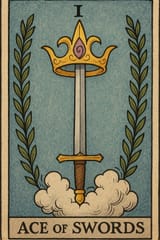 20250611_0721_Ace of Swords Tarot_simple_compose_01jxfbfahze1g9t583dfm82c2t