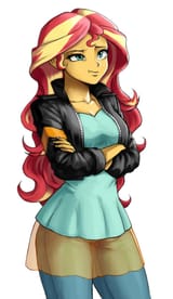 2535742__safe_artist-colon-nairdags_sunset+shimmer_equestria+girls_friendship+games_-colon-t_adorasexy_arm+under+breasts_blouse_cleavage_clothes_crossed+arms_cu