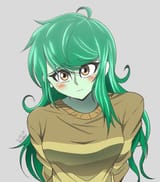 3529005__safe_artist-colon-sunsetzg3_wallflower+blush_human_equestria+girls_g4_2d_bangs_blushing_breasts_clothes_eye+clipping+through+hair_eyebrows_female_gray+