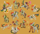 rainbow dash being cute