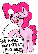 2655847__suggestive_artist-colon-coinpo_edit_editor-colon-datzigga_pinkie+pie_earth+pony_pony_g4_blushing_cute_cute+little+fangs_dialogue_diapinkes_explanation_