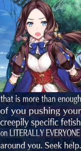 Stop pushing your weird fetish