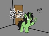 2890995__safe_artist-colon-neuro_oc_oc+only_oc-colon-filly+anon_pony_unicorn_female_filly_foal_levitation_magic_reeee_solo_telekinesis