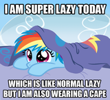 dashie super lazy