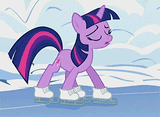 88983__safe_derpibooru+import_screencap_twilight+sparkle_unicorn_winter+wrap+up_animated_circling+stars_crash_cropped_derp_dizzy_faceplant_googly+eyes_