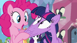 2033263__safe_derpibooru+import_screencap_applejack_pinkie+pie_rarity_spike_twilight+sparkle_alicorn_twilight&#039;s+kingdom_animated_cartoon+physics_face