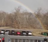 rainbow trash