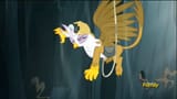 903029__safe_screencap_gilda_griffon_g4_my+little+pony-colon-+friendship+is+magic_the+lost+treasure+of+griffonstone_abysmal+abyss_claws_discovery+family+logo_e