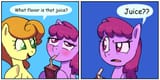 3462541__safe_artist-colon-talimingi_derpibooru+import_berry+punch_berryshine_carrot+top_golden+harvest_earth+pony_pony_g4_2+panel+comic_blush+lines_bl