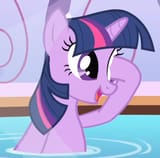 twi poking her eye out