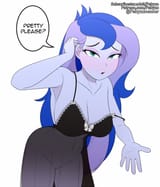 3223579__suggestive_artist-colon-pshyzomancer_derpibooru+import_princess+luna_human_equestria+girls_armpits_blushing_bottomless_breasts_busty+princess+