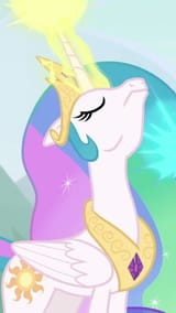 celly turns her nose up to such an intense degree that she forces the animator to draw in her jawline