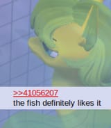 the fish likes it