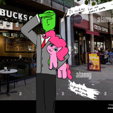 donut store pinkie