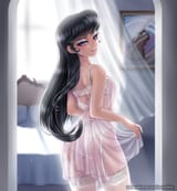1788777__suggestive_artist-colon-racoonsan_octavia+melody_adorasexy_ass_backless_beautiful_bed_bedroom+eyes_blushing_bra_breasts_busty+octavia_clothes_