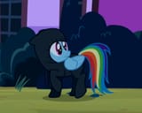 Dash in cat suit