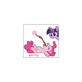 3610649__safe_artist-colon-sion_pinkie+pie_twilight+sparkle_earth+pony_pony_unicorn_g4_animated_chocolate_chocolate+milk_cute_diapinkes_drink_drinking_duo_duo+f