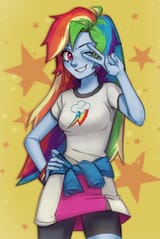 3581482__safe_artist-colon-oops+pio_color+edit_edit_rainbow+dash_equestria+girls_g4_clothes_female_pony+coloring_skin+color+edit_solo