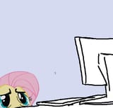 flutters scared of the computer
