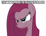 594896__safe_derpibooru+import_pinkie+pie_caption_evil_evil+grin_god_grin_image+macro_meme_pinkamena+diane+pie_pinkie+pie+is+god_smiling_text