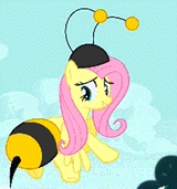 564260__safe_screencap_fluttershy_pegasus_pony_g4_it+ain27t+easy+being+breezies_my+little+pony-colon-+friendship+is+magic_season+4_animal+costume_animated_bee+