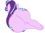 3305202__suggestive_artist-colon-marevectorsmv_starlight+glimmer_pony_unicorn_g4_butt_dock_female_glimmer+glutes_huge+butt_large+butt_lying+down_mare_plot_simpl