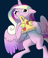 cadenec eating peetzer