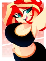 3064591__suggestive_artist-colon-xan-dash-gelx_sunset+shimmer_equestria+girls_armpits_belly+button_big+breasts_breasts_busty+sunset+shimmer_cleavage_clothes_fem