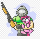 73-732627_metax-z-crossover-doom-doomguy-gun-holding-a-pony-doom-pinkie-pie
