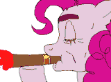 Pinkie Pie Smoking Tobacco