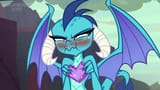 7176133__safe_artist-colon-metalhead97_imported+from+derpibooru_princess+ember_dragon_annoyed_blushing_dragon+lord+ember_dragoness_female_gem_heart_holding_holi
