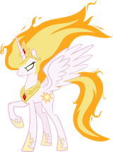 231222__safe_artist-colon-abydos91_derpibooru+import_princess+celestia_alicorn_pony_artifact_blank+eyes_crown_evil_female_glowing+eyes_hoof+shoes_jewel