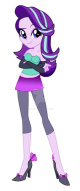 2750273__safe_artist-colon-lobo299_starlight+glimmer_equestria+girls_bare+shoulders_dreamworks+face_female_high+heels_shoes_simple+background_sleeveless_solo_st