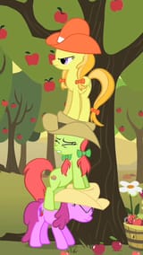 Towering pillar of mares