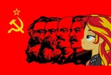 3316291__safe_anonymous+artist_edit_editor-colon-pascalmulokozi2_sunset+shimmer_human_equestria+girls_g4_my+little+pony+equestria+girls_communism_friedrich+enge