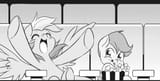 2084406__safe_artist-colon-nekoshiei_edit_seven+seas_rainbow+dash_scootaloo_pegasus_pony_g4_my+little+pony-colon-+the+manga_my+little+pony-colon-+the+manga+-das