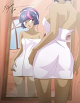 1019984__suggestive_artist-colon-shinta-dash-girl_twilight+sparkle_human_breasts_dark+skin_female_humanized_mirror_sexy_solo_solo+female_towel_twibutt