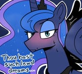 3381880__safe_artist-colon-icey_princess+luna_alicorn_pony_g4_blushing_dream+walker+luna_ear+fluff_ethereal+mane_female_horn_lewd_looking+at+you_luna27s+crown_m