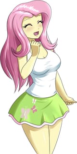 2041092__safe_artist-colon-danmakuman_fluttershy_equestria+girls_adorable+face_adorasexy_breasts_busty+fluttershy_cleavage_clothes_cute_eyes+closed_female_laugh