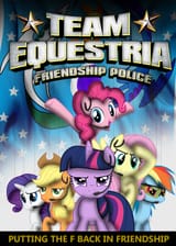643597__safe_artist-colon-dan232323_derpibooru+import_applejack_fluttershy_pinkie+pie_rainbow+dash_rarity_twilight+sparkle_mane+six_movie+poster_parody