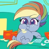 2358960__safe_screencap_rainbow+dash_pegasus_pony_my+little+pony-colon-+pony+life_belly_big+belly_chips_chubby+cheeks_comments+more+entertaining_couch_couch+pot
