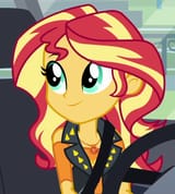 1884957__safe_screencap_sunset+shimmer_driving+miss+shimmer_driving+miss+shimmer-colon-+rarity_equestria+girls_g4_my+little+pony+equestria+girls-colon-+better+t